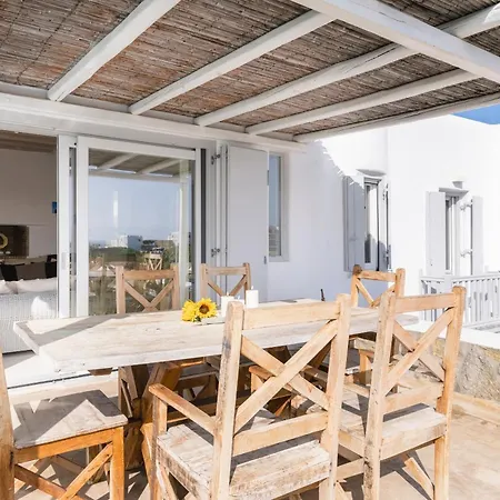 Villa Ocean Blue By Llb - In 6min Walking Kalafatis