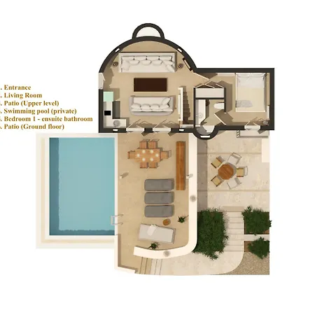 Ocean Blue By Llb - In 6min Walking Villa Kalafati